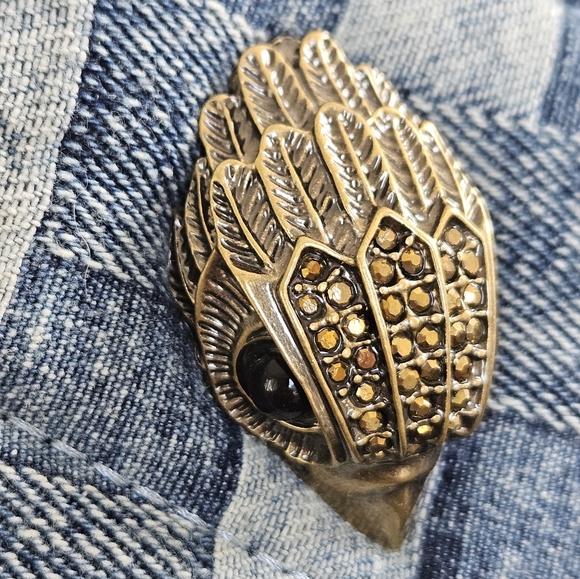 Kurt Geiger Denim Kensington Camera Bag NWOT - Picture 6 of 8